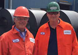 Rep. Rick Rand & John Farris at Nucor